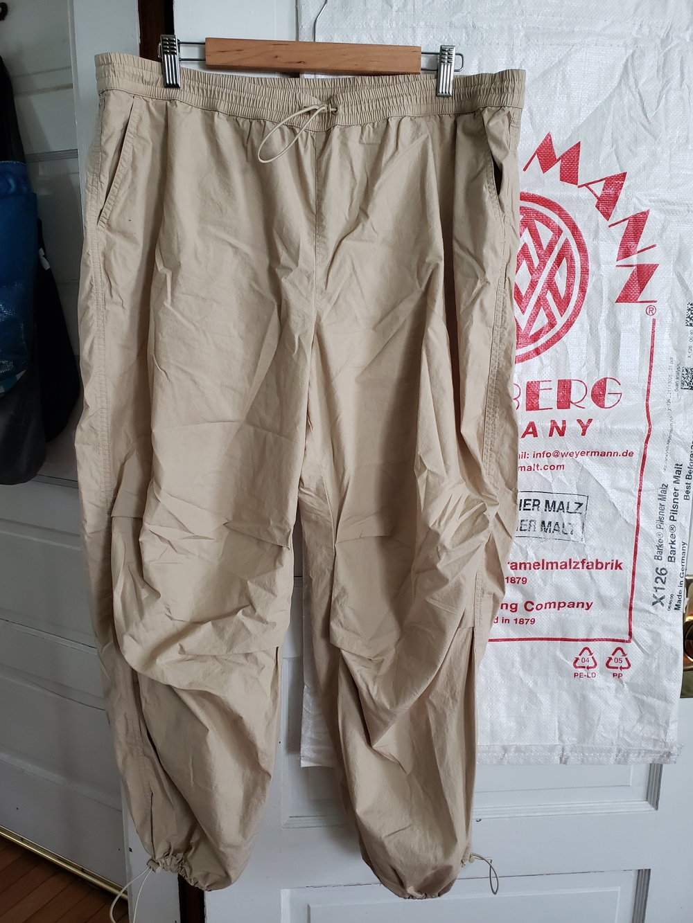 Abound Cream Parachute Pants